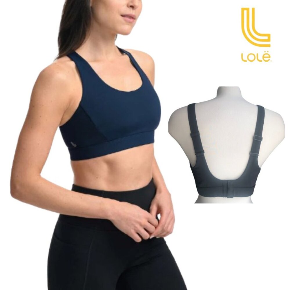 Lolë Black Sports Bra Size M